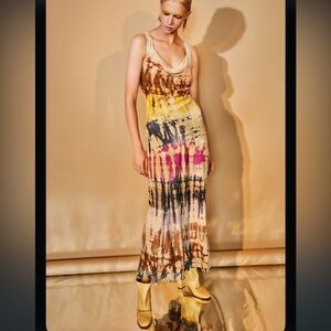 Raqul Allegra Tie Dye Maxi Dress